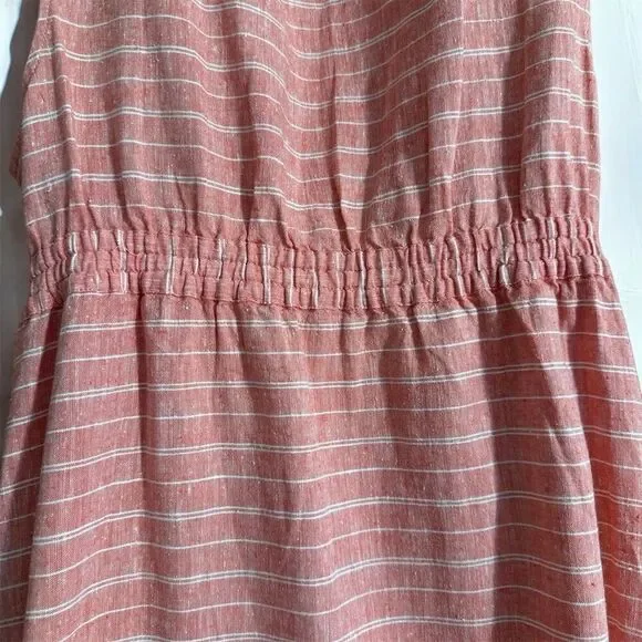 Patagonia Pink Striped Midi Dress - Picture 4 of 7